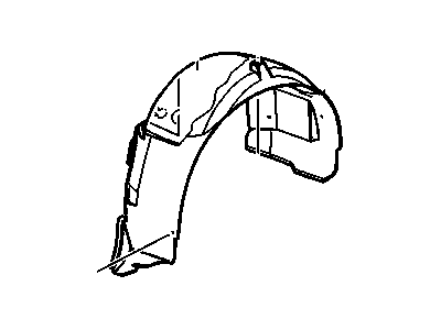 GM 15874588 Wheelhouse Liner