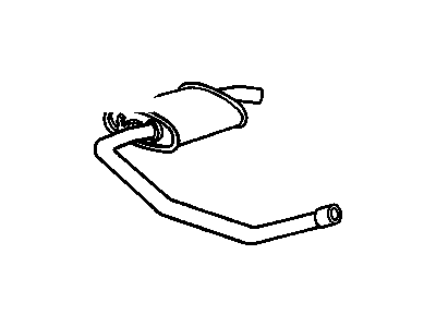 GM 22545677 Muffler Assembly W/Tailpipe