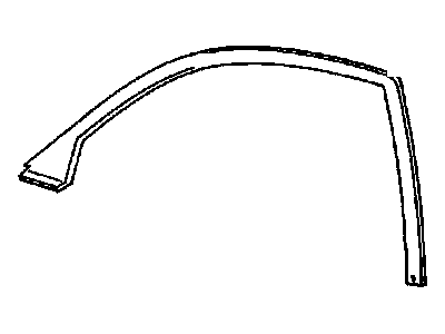 GM 10204291 Molding Asm-Body Side Front Window Garnish *Sapphire