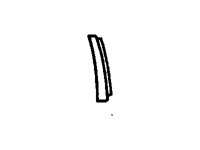 GM 25638235 Applique Asm-Front Side Door Window Frame Rear