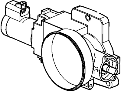 GM 88984262 Fuel Injection Air Meter Body