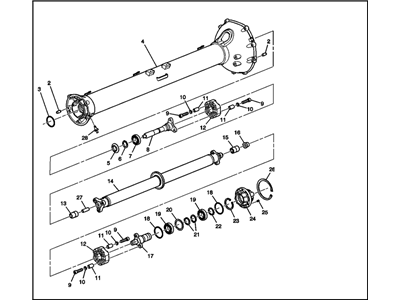 GM 24242089 Drive Shaft