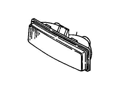 GM 16509657 Headlamp Assembly-Light