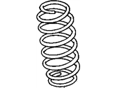 OEM 1987 Chevrolet Sprint Coil Springs - 96055773