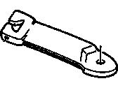 OEM 1990 GMC Jimmy Arm-Steering Linkage Pitman - 14064660
