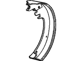 OEM GMC K3500 Brake Shoes - 18029663