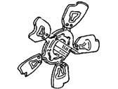 OEM GMC S15 Jimmy Blade Asm-Fan - 15560626