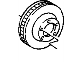 OEM GMC K1500 Front Brake Rotor - 15534074