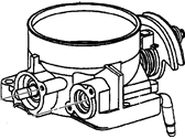 OEM Chevrolet Suburban 2500 Fuel Injection Air Meter Body - 88984263