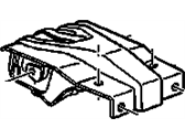 OEM 1996 Pontiac Trans Sport Bracket Asm-Engine Mount Strut *Black - 10280701