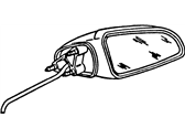 OEM Oldsmobile 88 Mirror Asm-Outside Rear View Defog RH - 20748654