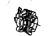 OEM 1989 Cadillac Allante Caliper Asm, Rear Brake (W/0 Brake Pads) (Remanufacture) - 19141043