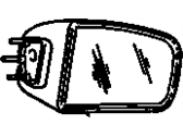 OEM 1988 Buick Regal Mir Asm-Outside Man /Right Side - 12395576