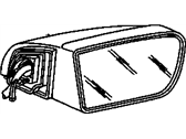 OEM 1988 Cadillac Eldorado Mir-Asm Outside Electric /Defog (RH) *Prime - 20679384