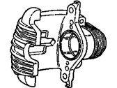 OEM 1990 Chevrolet Camaro Caliper, Rear Brake - 10132831