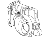 OEM 2005 GMC Yukon XL 2500 Throttle Body - 12679526