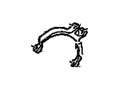 OEM 1999 Cadillac DeVille Rear Upper Suspension Control Arm Assembly (Light) - 22156335