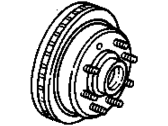 OEM GMC R2500 Suburban Front Brake Rotor (W/Hub) - 15674408