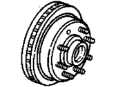 OEM Chevrolet V2500 Suburban Front Brake Rotor (W/Hub) - 15674408