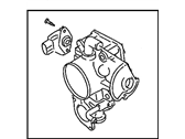 OEM 1999 Chevrolet Tracker Fuel Injection Air Meter Body - 91174448