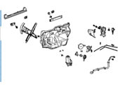 OEM 1996 Cadillac DeVille Module Asm-Rear Side Door Locking System (W/ Window Regulator) <U - 16634758