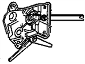 OEM 1995 Chevrolet Lumina Front Side Door Window Regulator Assembly <Use 1C5L - 10414628