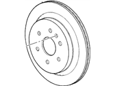 OEM 2019 Cadillac XTS Rotor - 22980047