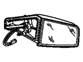 OEM 1991 Cadillac DeVille Mirror Asm-Outside Rear View RH Electric/Def *Paint To Mat - 25611088