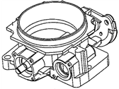 OEM 1998 GMC C3500 Fuel Injection Air Meter Body - 17113389