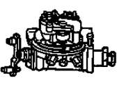 OEM 1993 Chevrolet S10 Throttle Body Assembly - 17091037