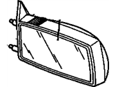 OEM 1988 Chevrolet Beretta Mirror Asm, Outside Rear View - 17800698