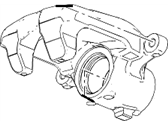 OEM 2014 Chevrolet Malibu Housing Asm-Rear Brake Caliper - 13579143