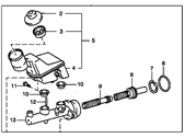 OEM Pontiac Cylinder, Brake Master - 88973960