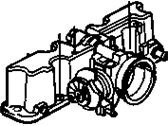 OEM 1994 GMC Sonoma Manifold Asm, Upper Intake (W/Throttle Body) - 17112896