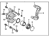 OEM 2000 Chevrolet Prizm Caliper, Front Brake - 94857012