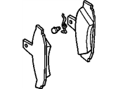 OEM 1984 Chevrolet Corvette Pad Kit, Front Disc Brake - 14091367