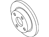 OEM Saturn SC2 Rear Brake Rotor - 21012665