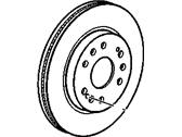 OEM 2007 Chevrolet Tahoe Rotor - 22950037