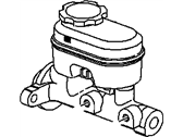 OEM 1997 Saturn SC1 Cylinder Asm, Brake Master - 21013194