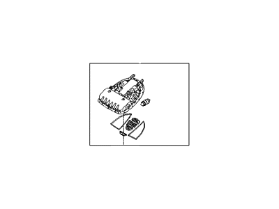 Hyundai 92800-3M500-TX Overhead Console Lamp Assembly