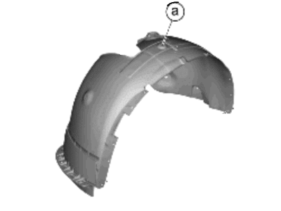 Hyundai 86812-S8CA0 GUARD ASSY-FRONT WHEEL, RH