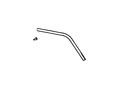 Hyundai 83860-29000 Moulding Assembly-Rear Door Frame, RH