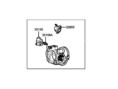 Hyundai 35100-37240 Body Assembly-Throttle