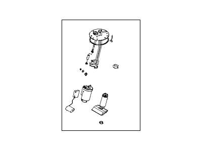 Hyundai 31110-39000 Complete-Fuel Pump