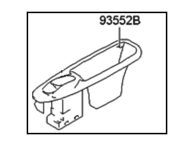 Hyundai 93580-25105-PK Power Window Sub-Switch Assembly