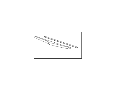 Kia 988504D001 Rear Wiper Blade Assembly