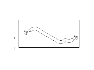 Hyundai 25411-2S101 Hose-Radiator, Upper