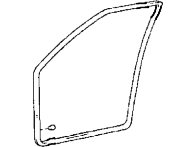 Hyundai 82140-33011 Weatherstrip Assembly-Front Door Side RH