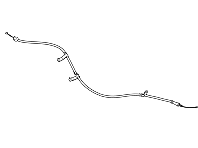 Hyundai 59760-A5300 Cable Assembly-Parking Brake, LH