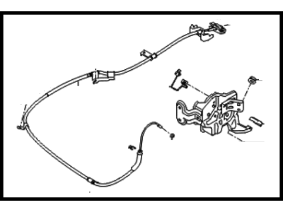 Hyundai 59750-3V000 Cable Assembly-Parkng Brake